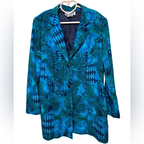 Bfa Classics Jackets & Blazers - VINTAGE BFA CLASSIC BLUE & GREEN BLAZER